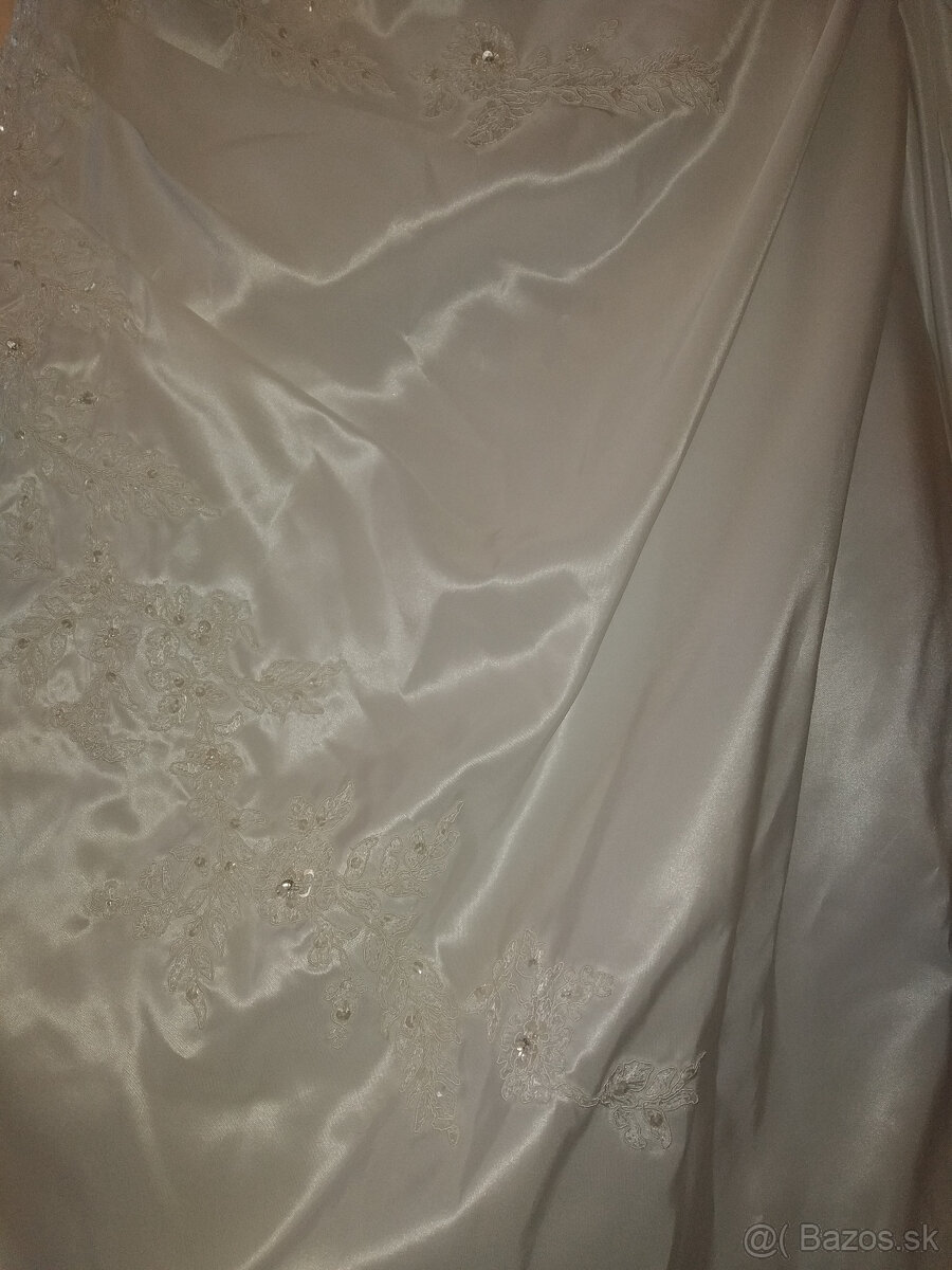 Predám svadobné šaty + 2 vesty - 14