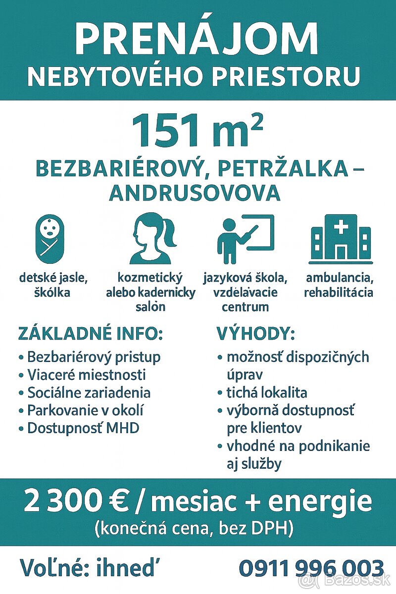 Prenájom priestoru Andrusovova, Bratislava - Petržalka - 14