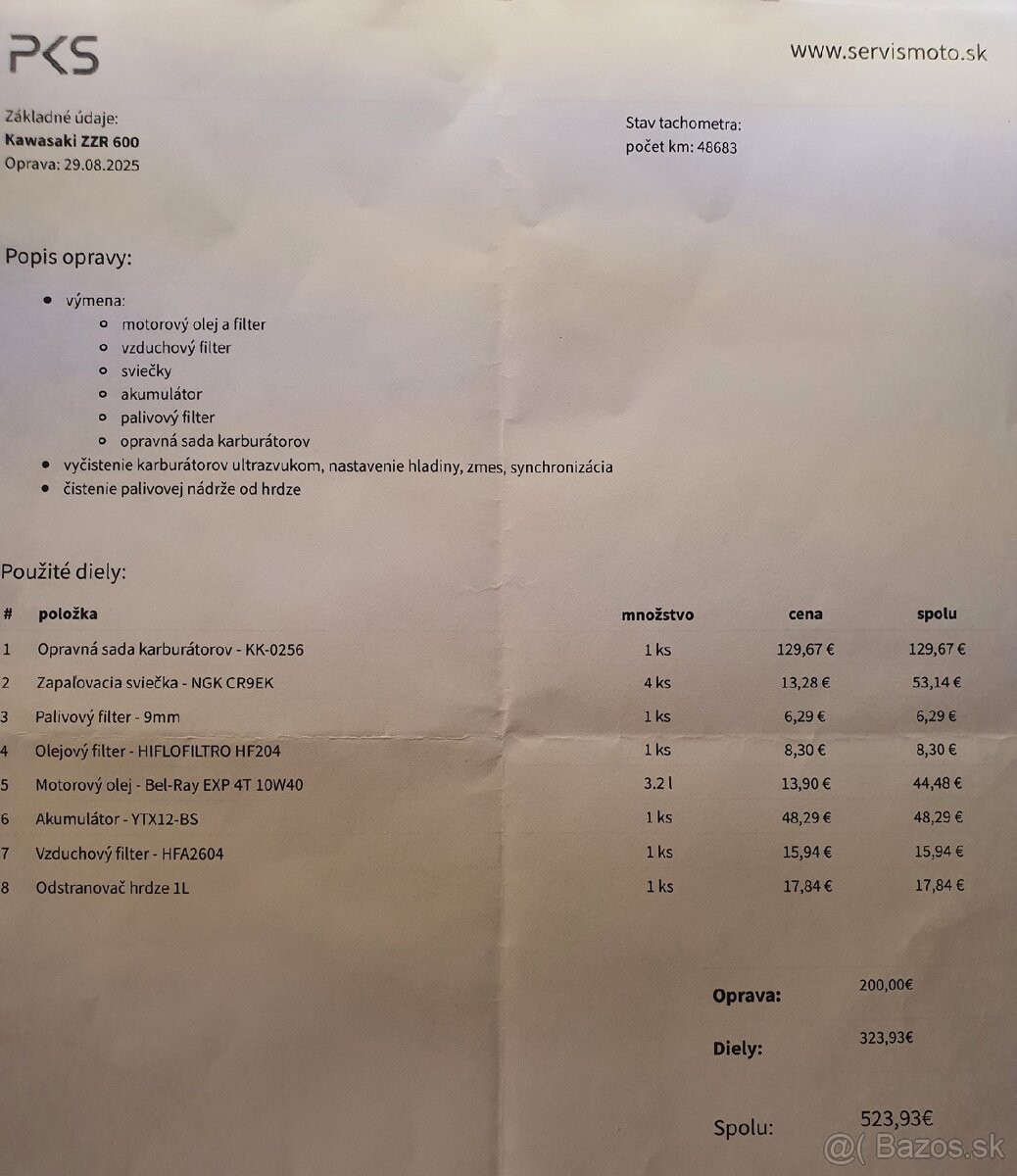 Kawasaki ZZR -600 - 14