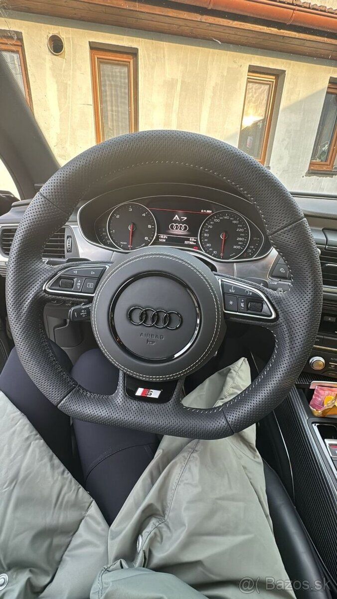 VOLANT AUDI KOŽENÝ MULTIFUNKCNY s AIRBAGOM - 14