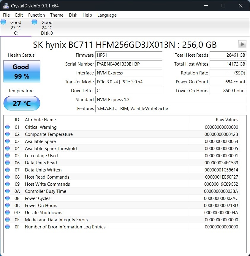 Lenovo V155-15API /AMD Ryzen 3-3200U/8GB RAM/FHD/SSD+HDD - 14