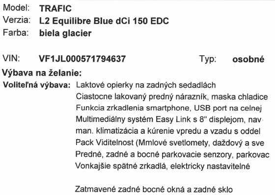 RENAULT TRAFIC L2 Equilibre Blue 2.0 dCi 150 EDC - 14