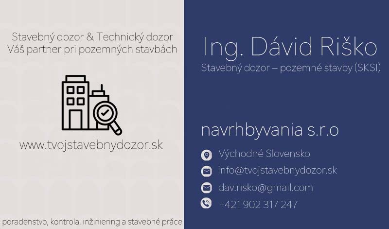 Stavebný dozor s oprávnením v kategórii Pozemné stavby - 14