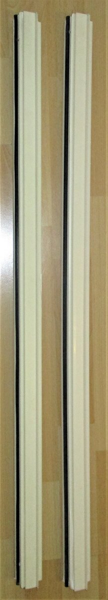 dva podkladové profily plastových dverí - 14