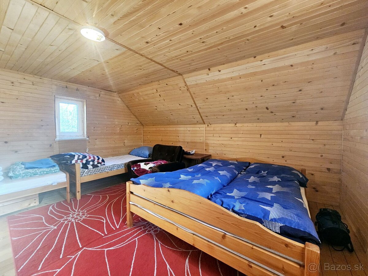 Rezervované Na predaj murovaná dvojpodlažná chata, Čermel, K - 14