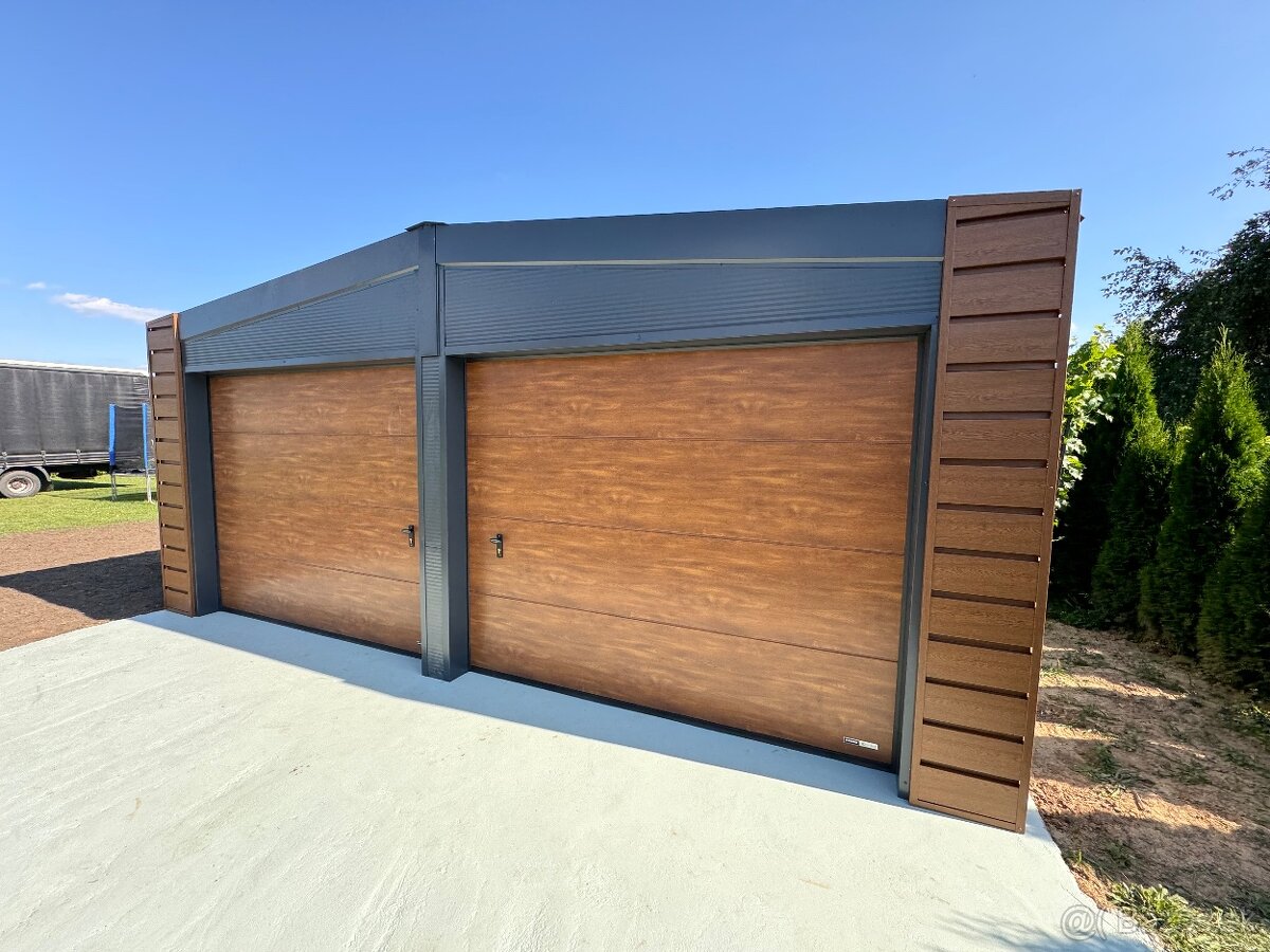 Zateplená Modulová garáž 6x6m - 14