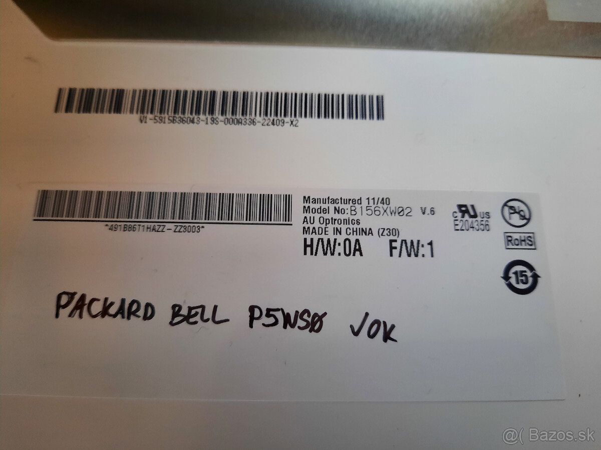 Displeje, panely pre notebooky (nahradne diely) - 14