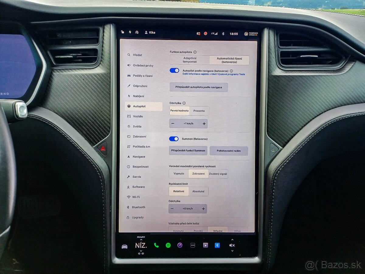 Tesla Model S 75D 4x4 386kW, Premium Konektivita, Panoráma - 14