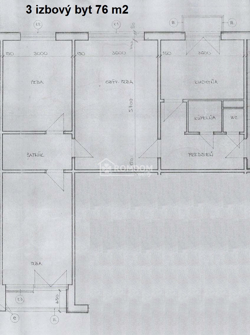 Predaj 3i byt 76m2 + balkón a loggia, Žilina Bulvár - 14