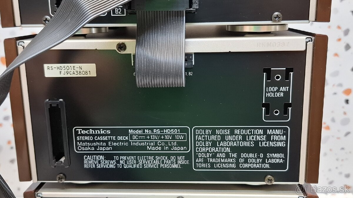 vintage rare mini hi-fi systém Technics SC-HD501 - 14