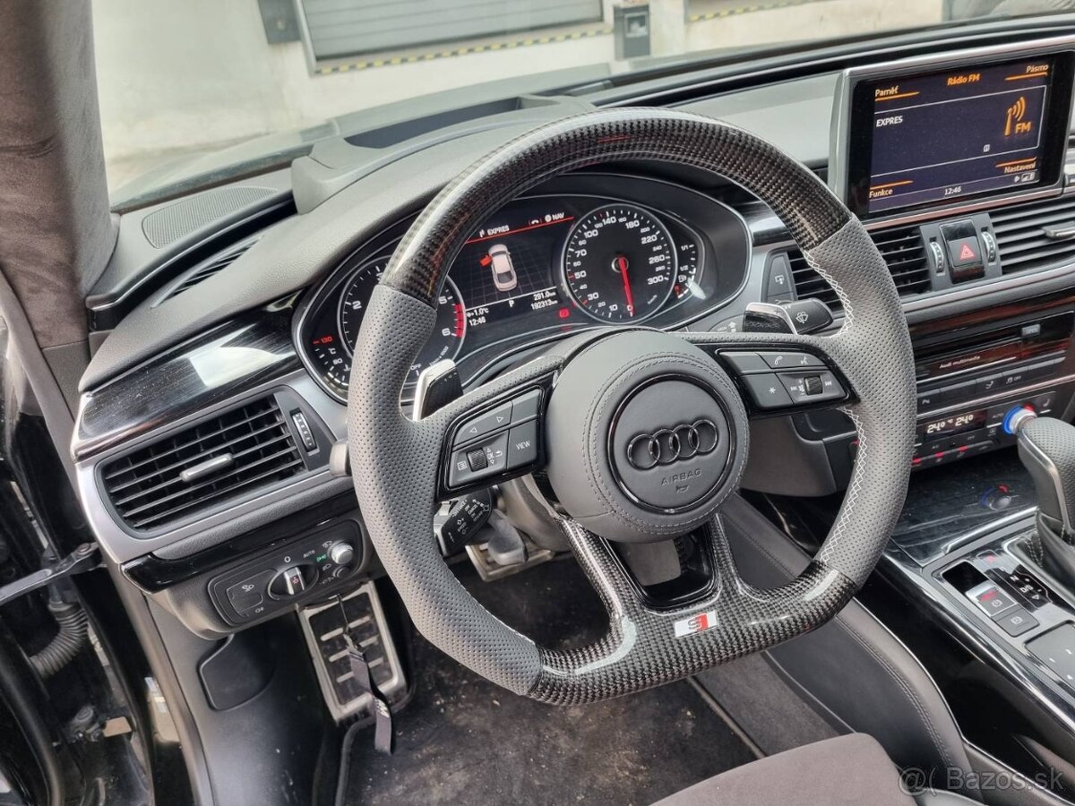 AUDI KARBONOVY ŠPORTOVÝ ZKOSENY VOLANT - 14