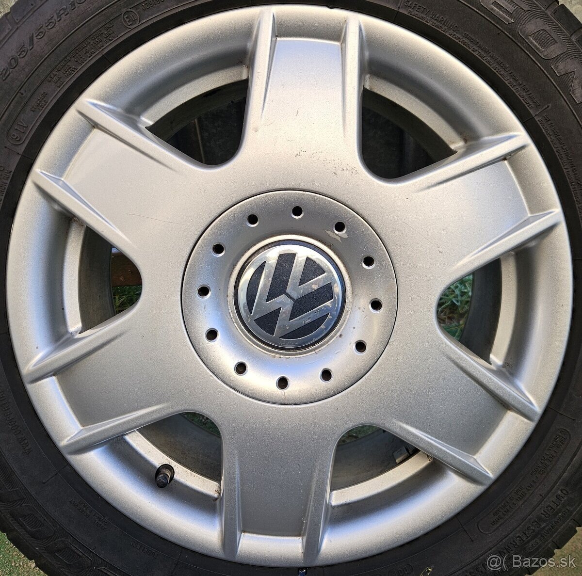 Originálne hliníkové disky VW - 5x100 r16 - 14