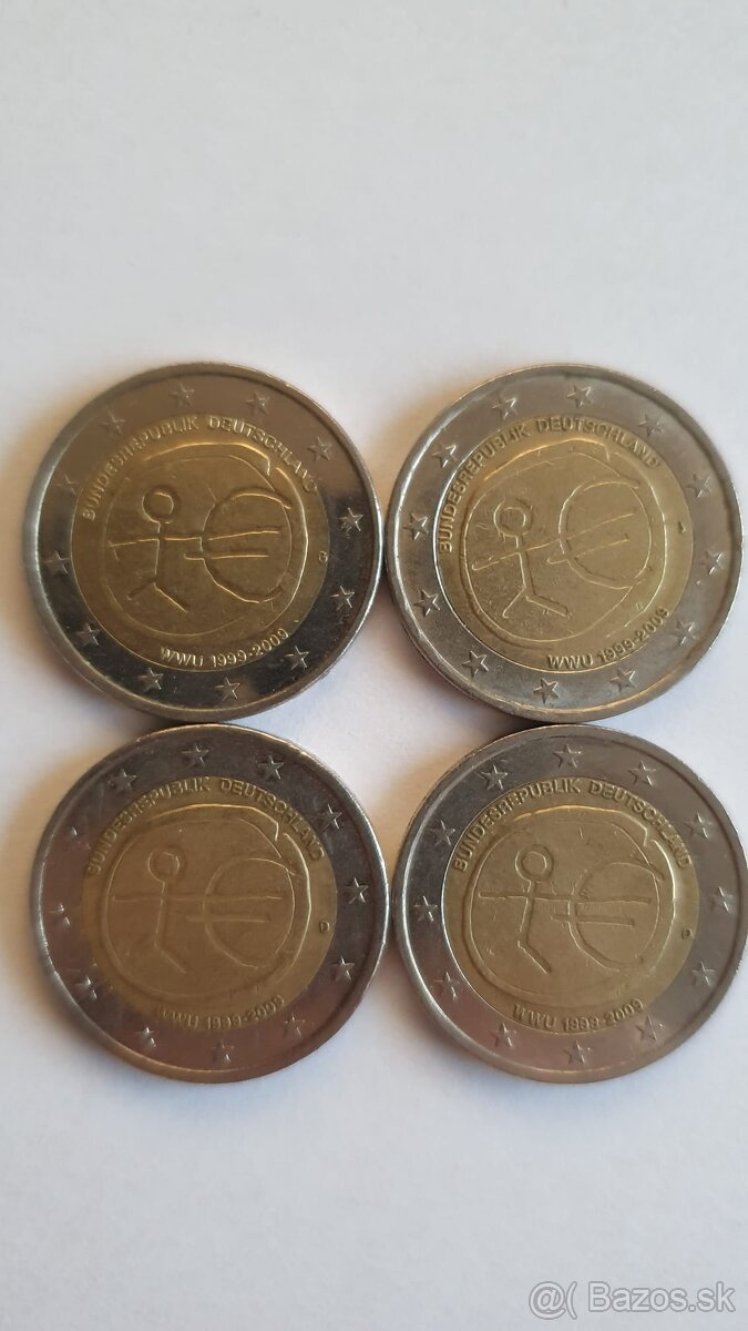 2 eurové pamätné mince nemecko - 14