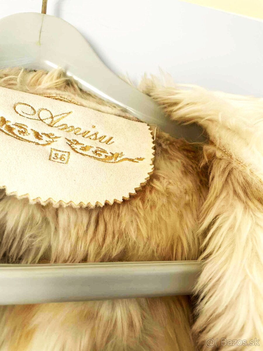 Kožušinová vesta S/M - 14