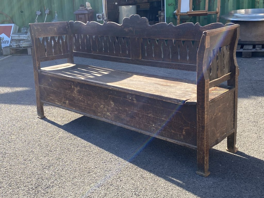 starožitné ľudové lavice - 14