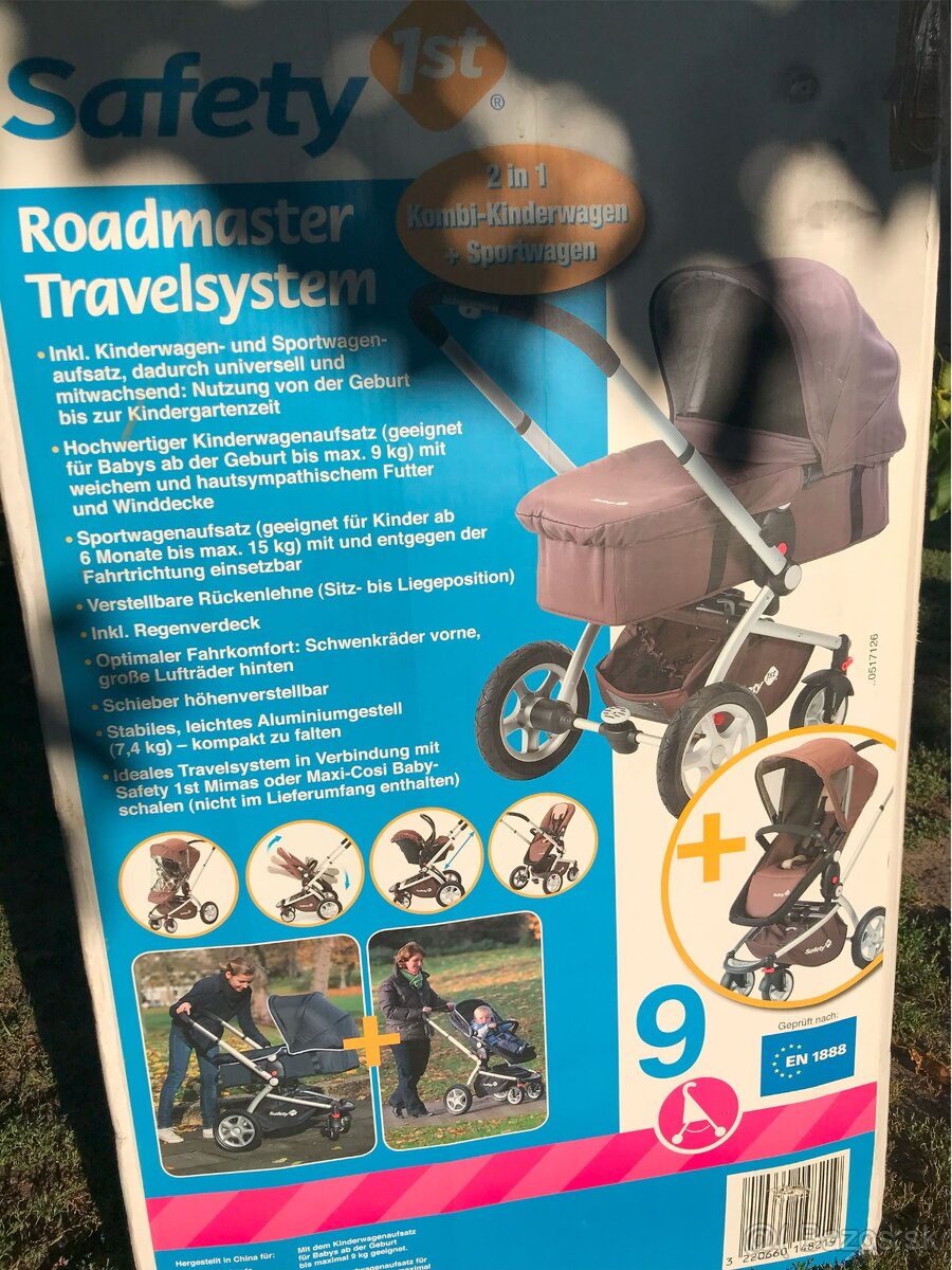 Predám zachovalí, plne funkčný kočík 3v1 + darujem - 14