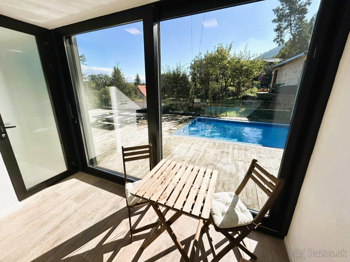 Chata – Zvolen, Sekier – novostavba chaty, bazén, garáž - 14