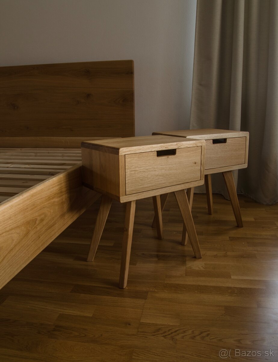 Dubová posteľ 180x200cm - 14