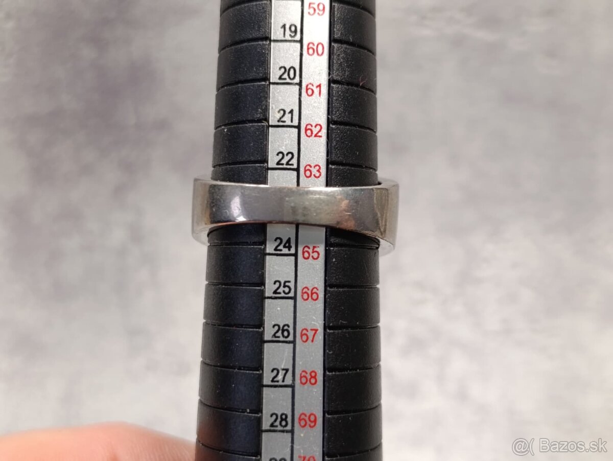 Krásný pánský prsten viz.foto, s kamínky, VEL.64 - 14