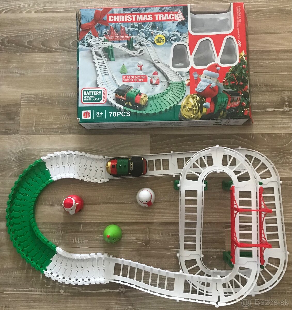 Hračka Vianočný vláčik na baterky/Nové - 14