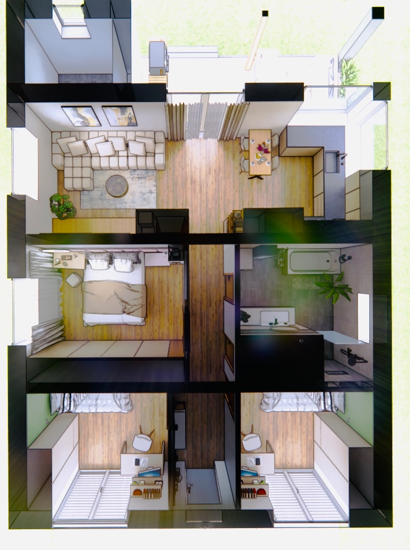 ZNÍŽENÁ CENA 4. izbová novostavba 482m2, HE - 14