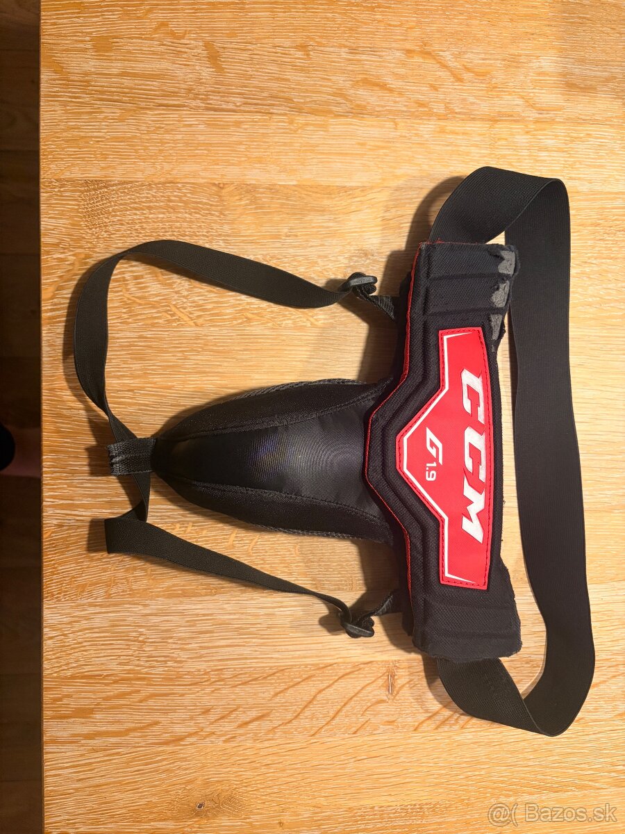 Brankarske hokejove rukavice,kolenacky,suspenzor,prilba - 14