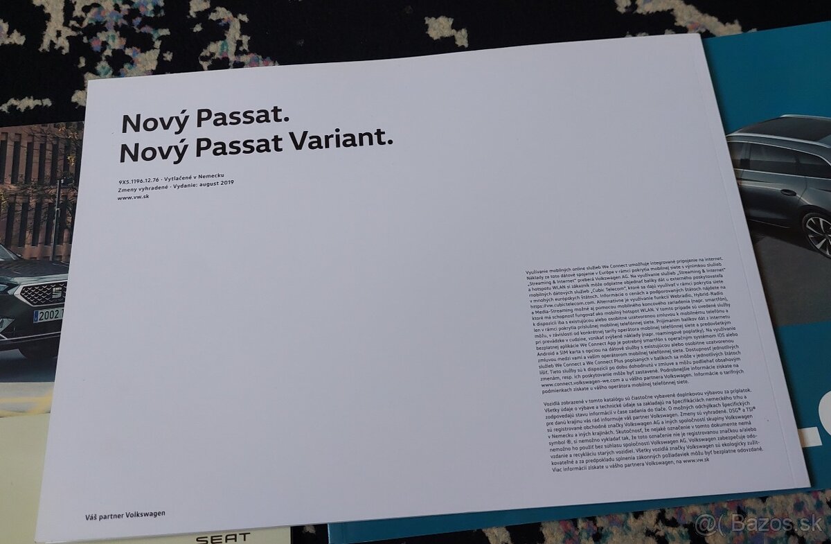 🏁✨ Predám Katalógy Seat Leon ,Tarraco,VW Passat, Arteon 💙 - 14