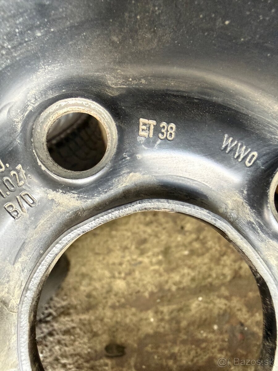 Zimná sada 5x100 185/60r15 fabia dezén 6,83mm - 14