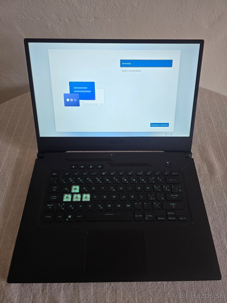 Asus Tuf Dash F15 , 512GB. SSD , 24GB. ram , 6 GB. gpu - 14