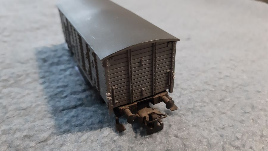 Vláčiky - model krytého vozňa Fleischmann H0 - 14