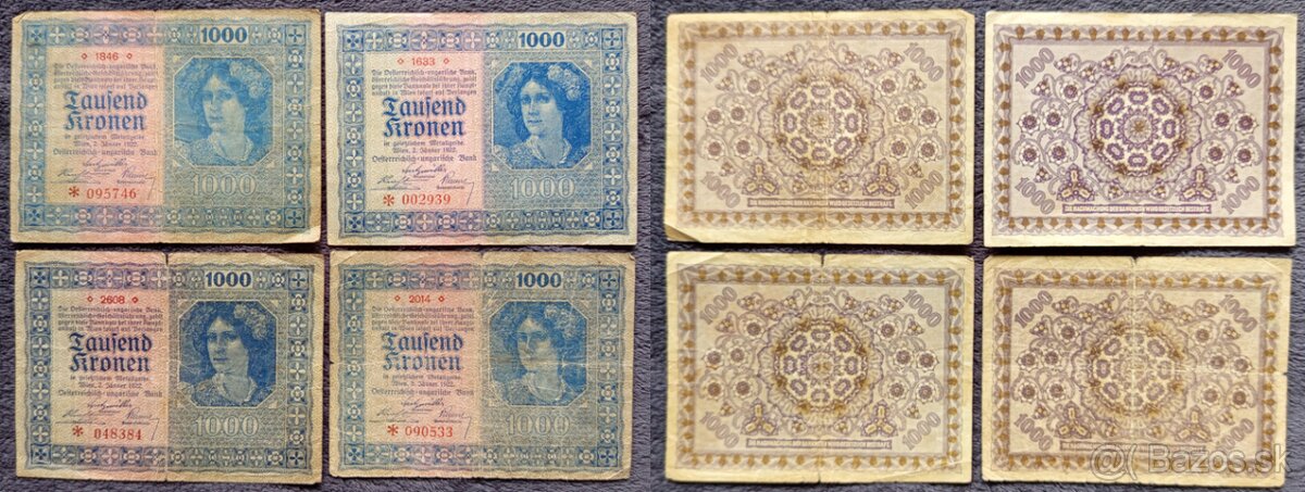 Bankovky Rakúsko - Uhorsko - 14