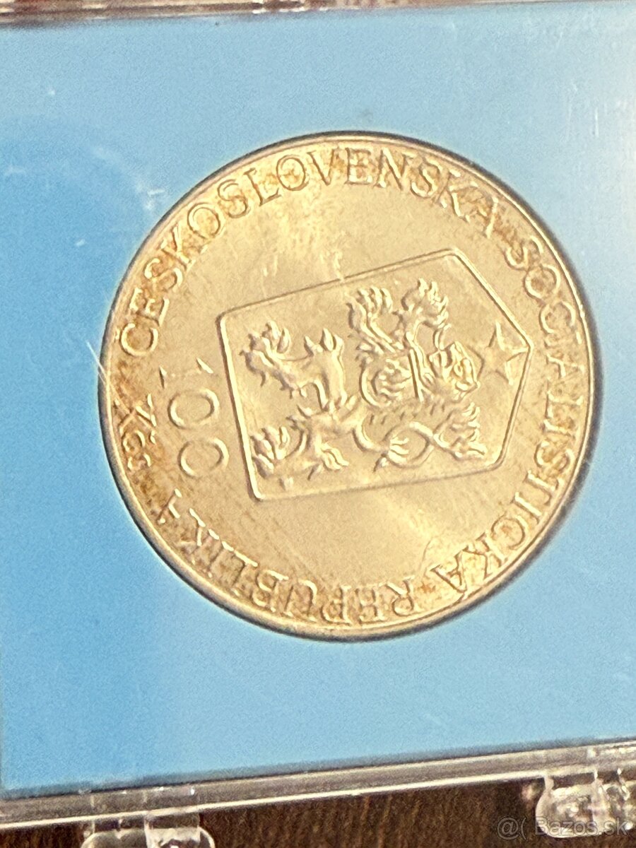 strieborne mince prof - 14