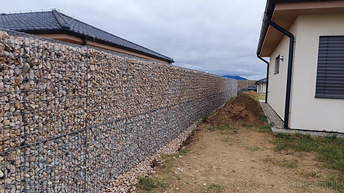 Gabiónové ploty a múry na mieru - 14