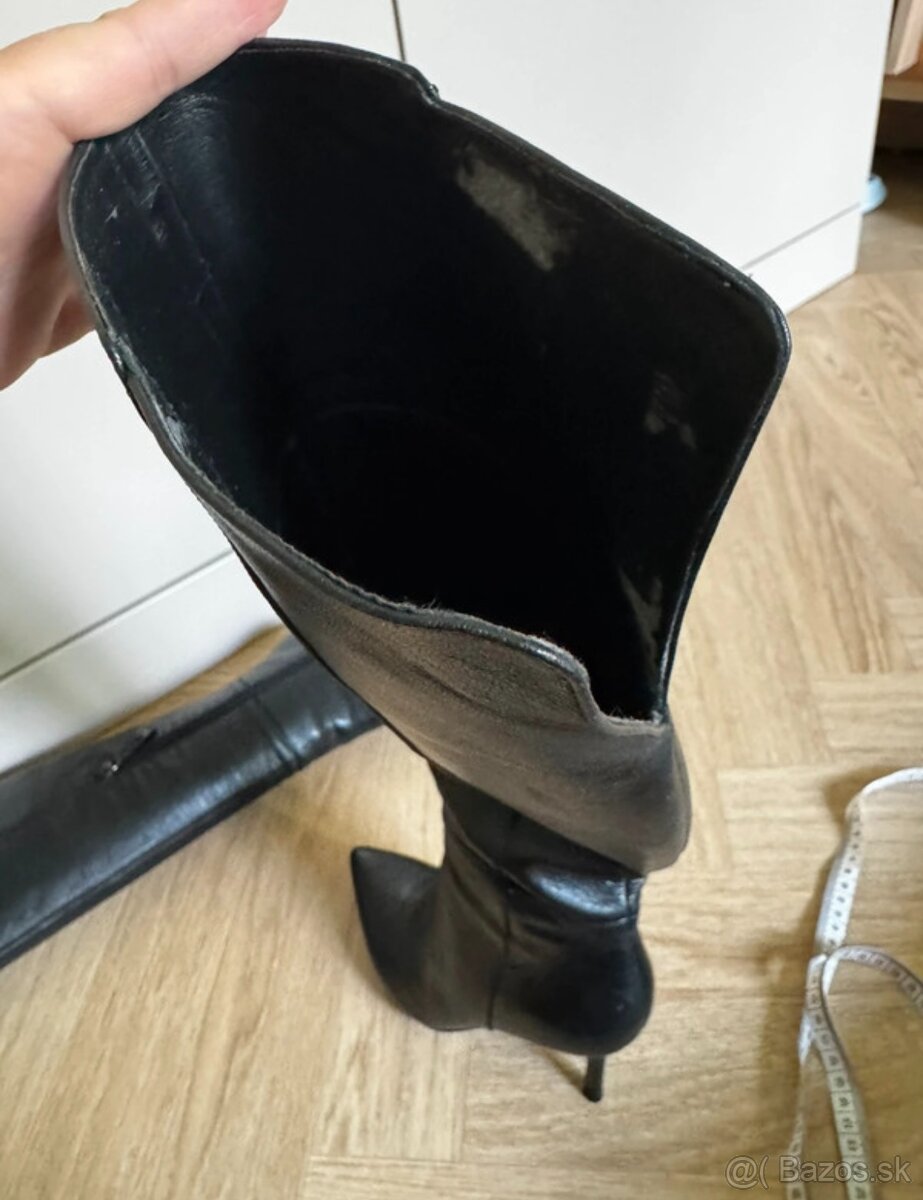 Kožené čižmy GUESS - 14