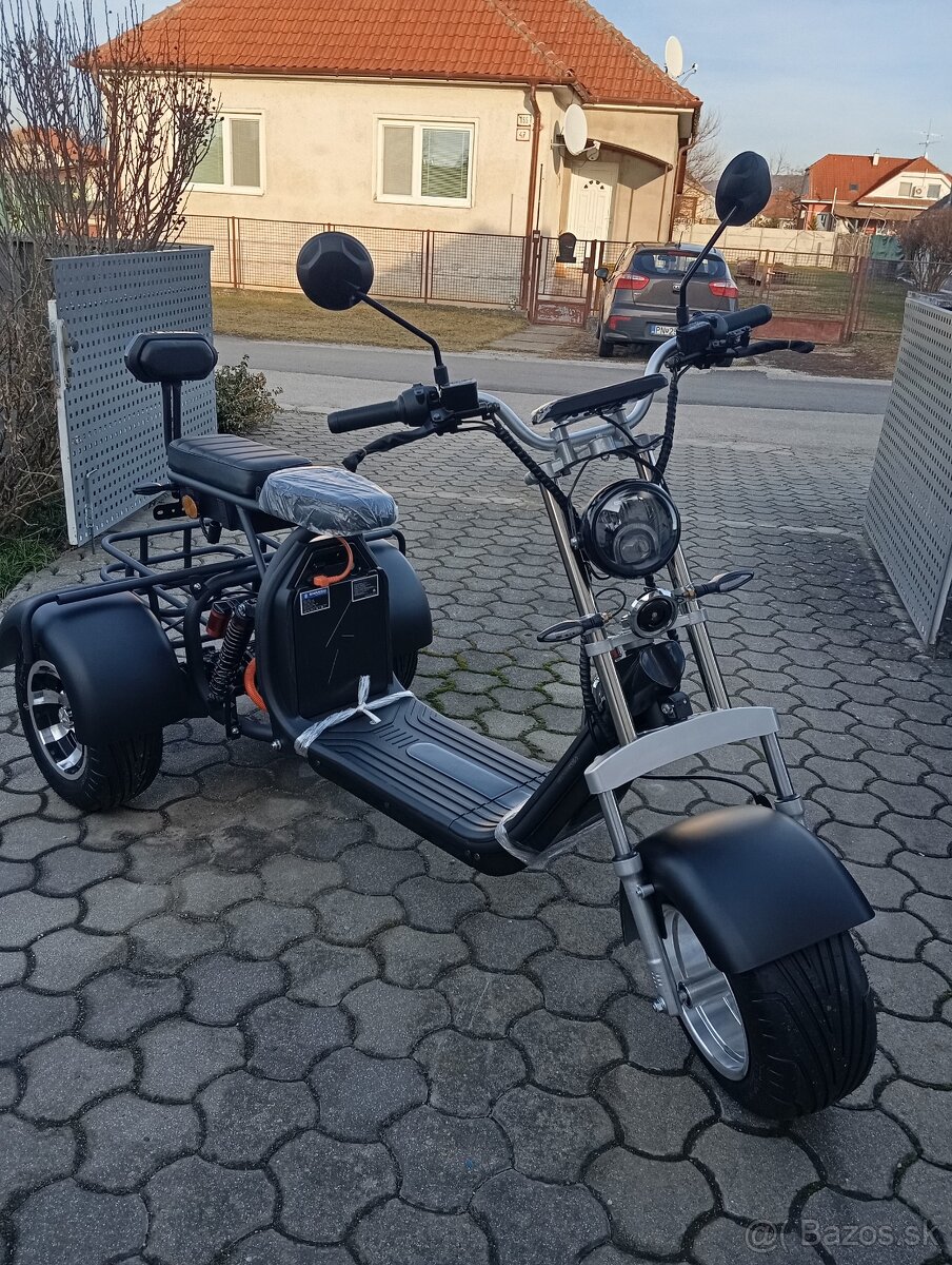 Elektrický trojkolesový harley CP-3.0 – 2000 W, 60 V / 40 Ah - 14