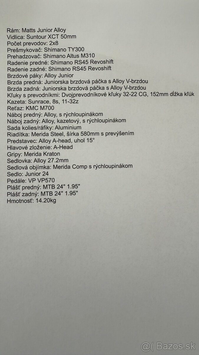 Chlapčenský bicykel značky Merida - 14