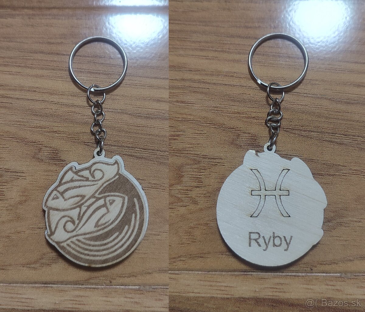 Drevená kľúčenka s motívo znamení zverokruhu - 14