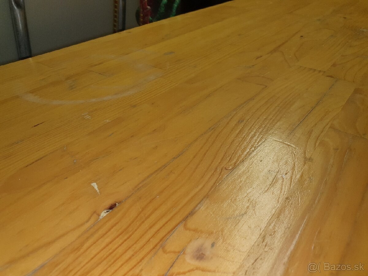 Stôl masív smrek dva kusy - 14