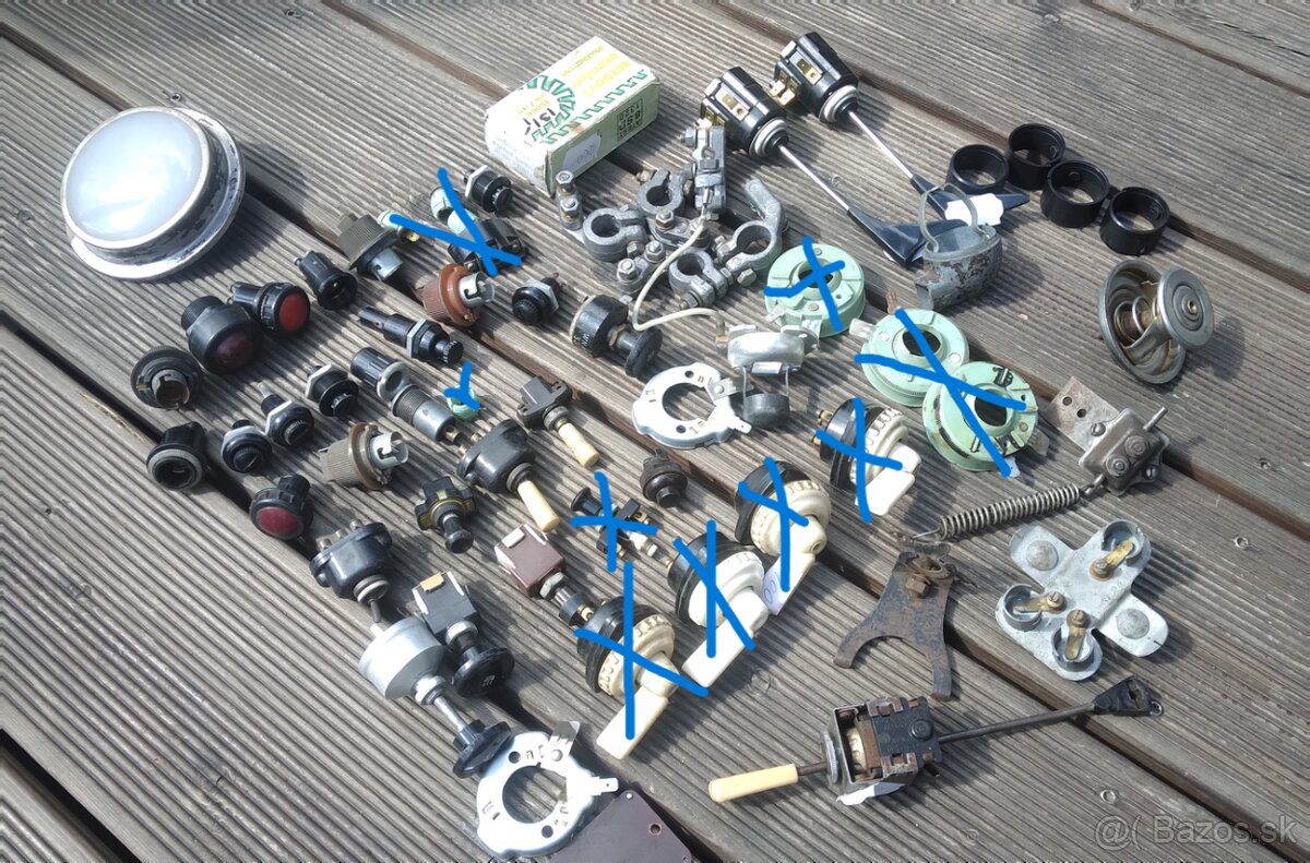 Predám zmes náhradných dielov na veteránske vozidlá ŠKODA - 14