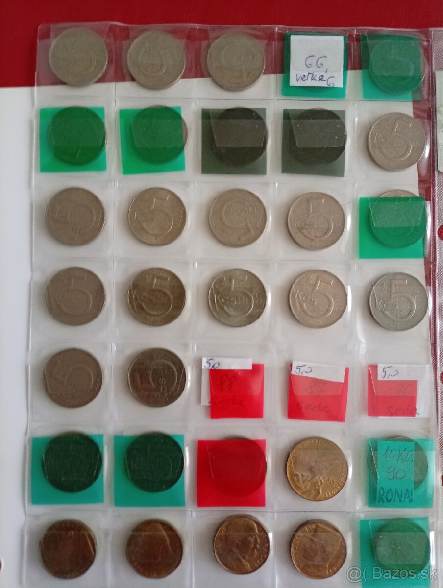 Mince ČSSR,SR,ČR 1946-2008 - 14