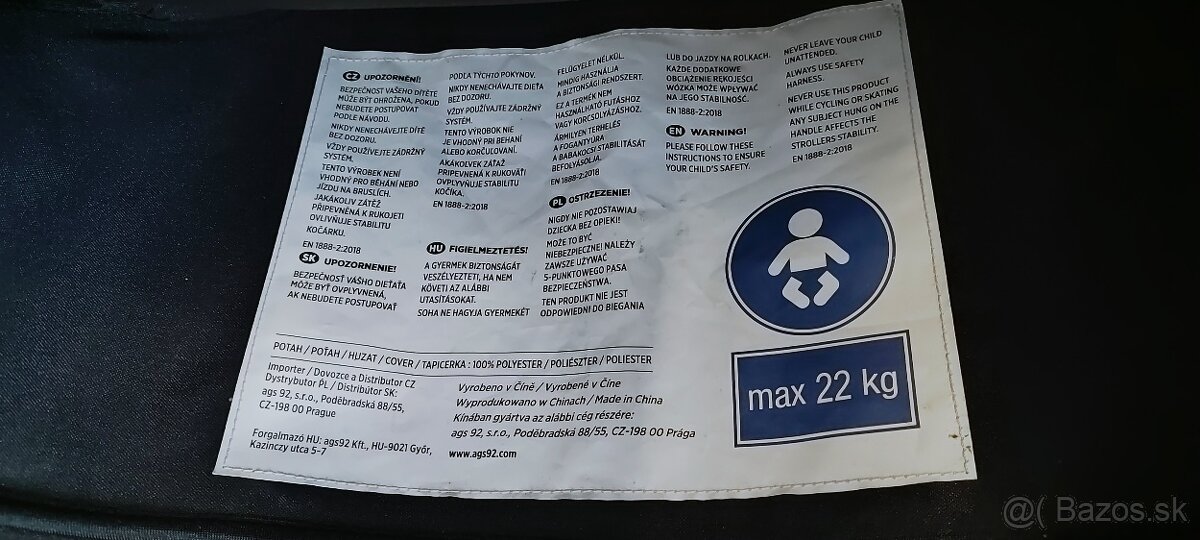 PETITE&MARS Kočík športový Royal3 Silver - 14