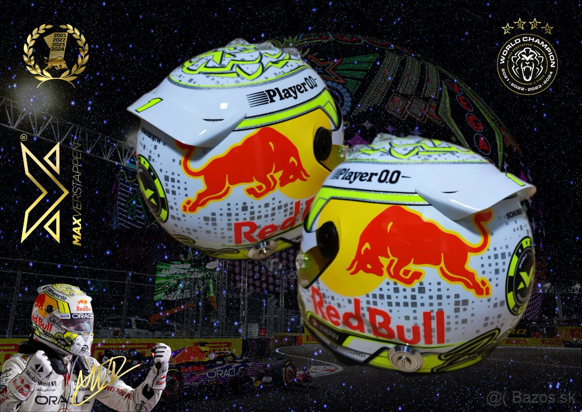 RED BULL CHLADNIČKA LED Max Verstappen LAS VEGAS - 14
