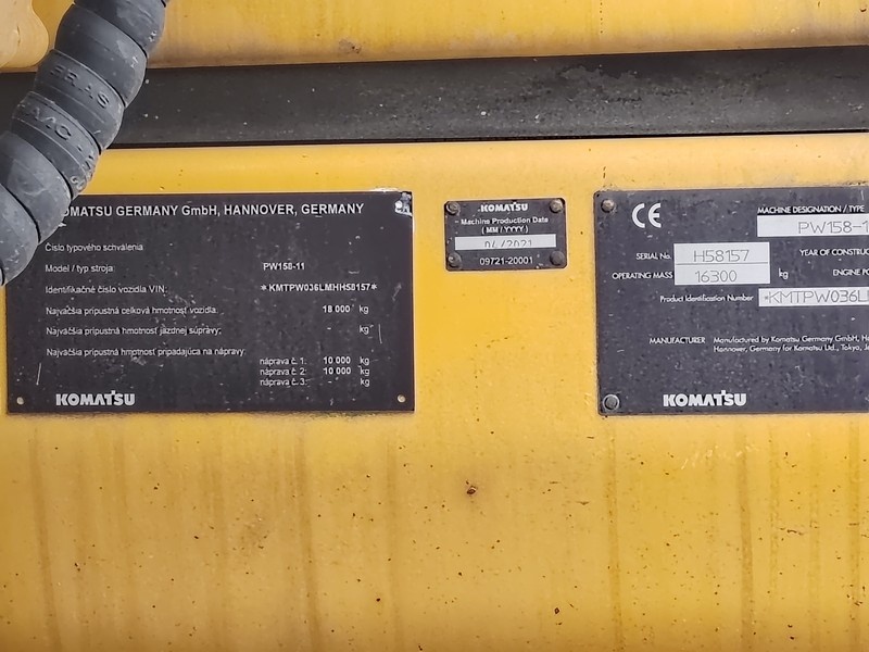 Komatsu PW158-11 - Kolesové rýpadlo - 14