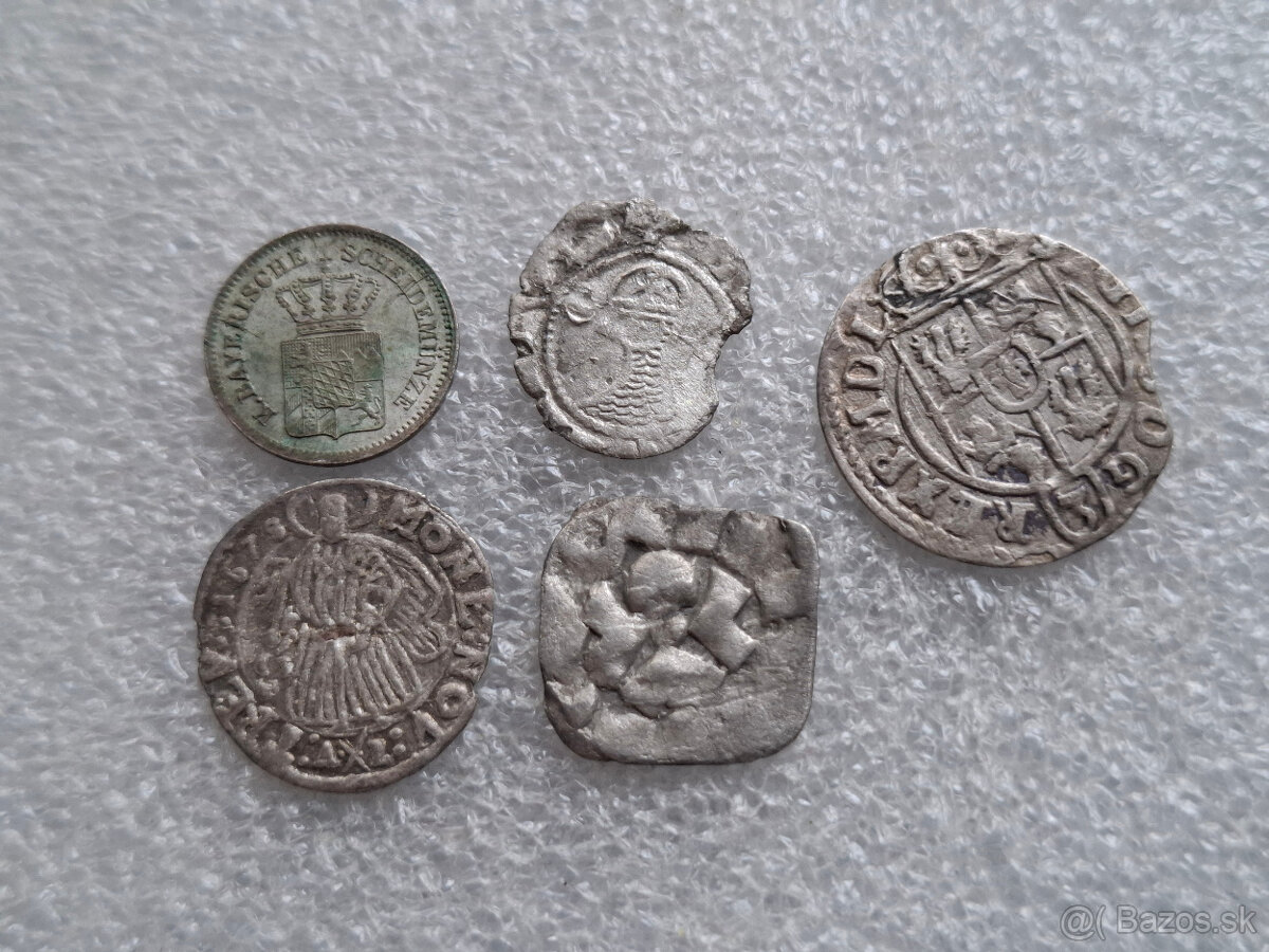 Stare strieborne mince Europa/svet - 14