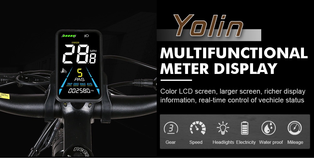 Elektrický bicykel SAMEBIKE XD26-II - 14