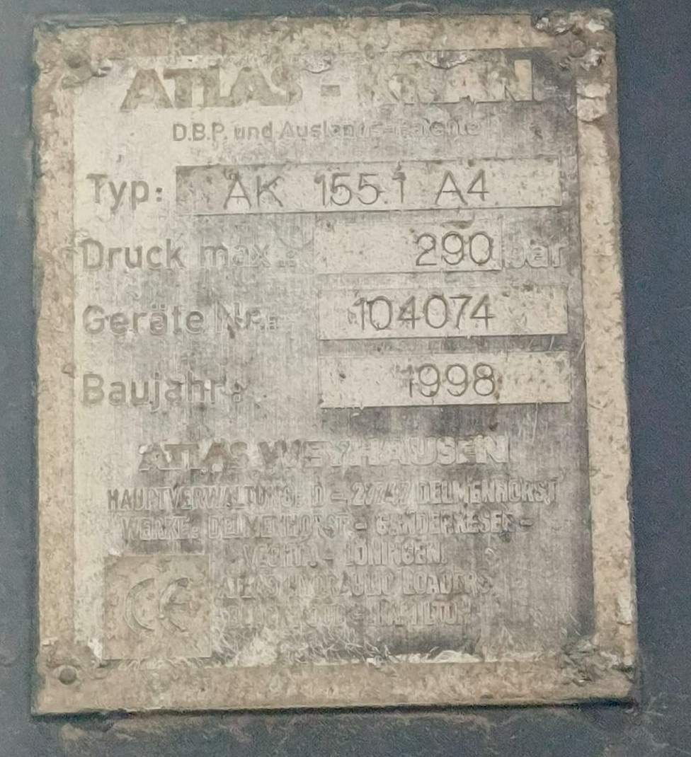 Predám BDF nadstavba + hydraulická ruka ATLAS - 14