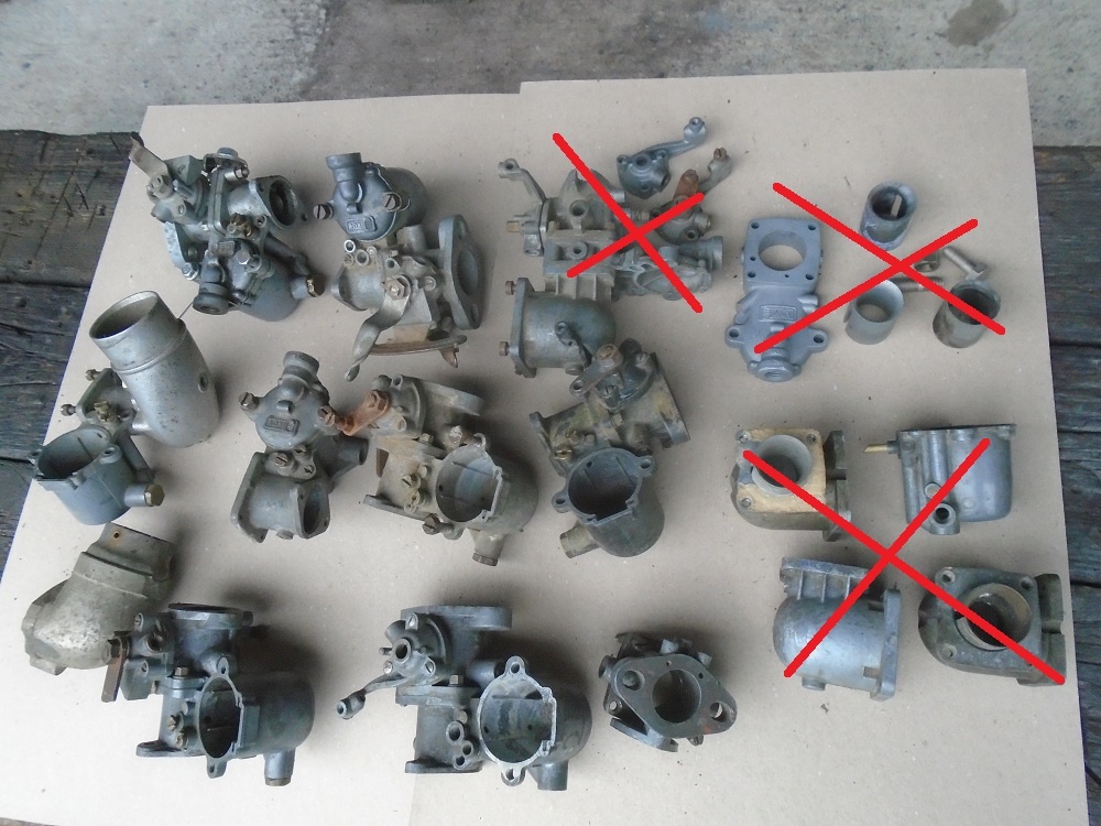 Solex , Jikov 26-30 , Tatra 57,75 , Skoda - 14