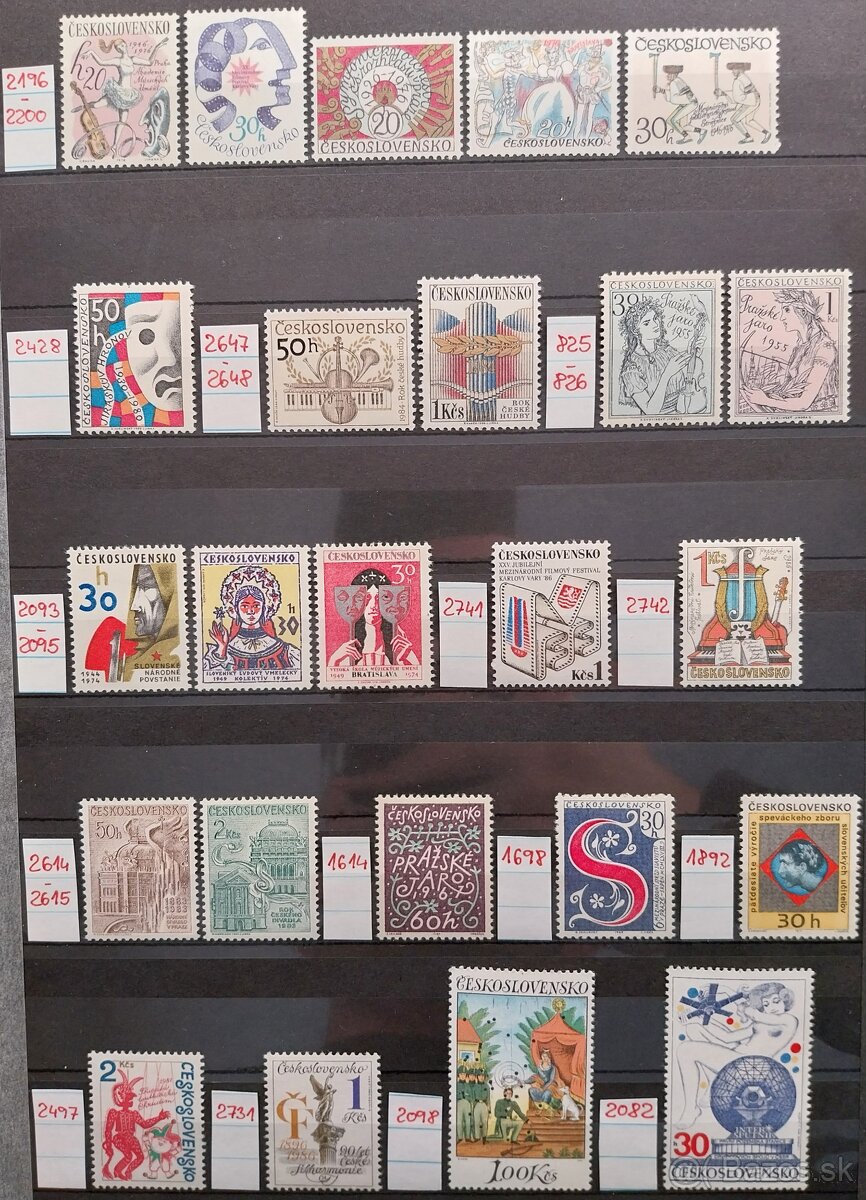 Známky ČESKOSLOVENSKO – 1 - 14