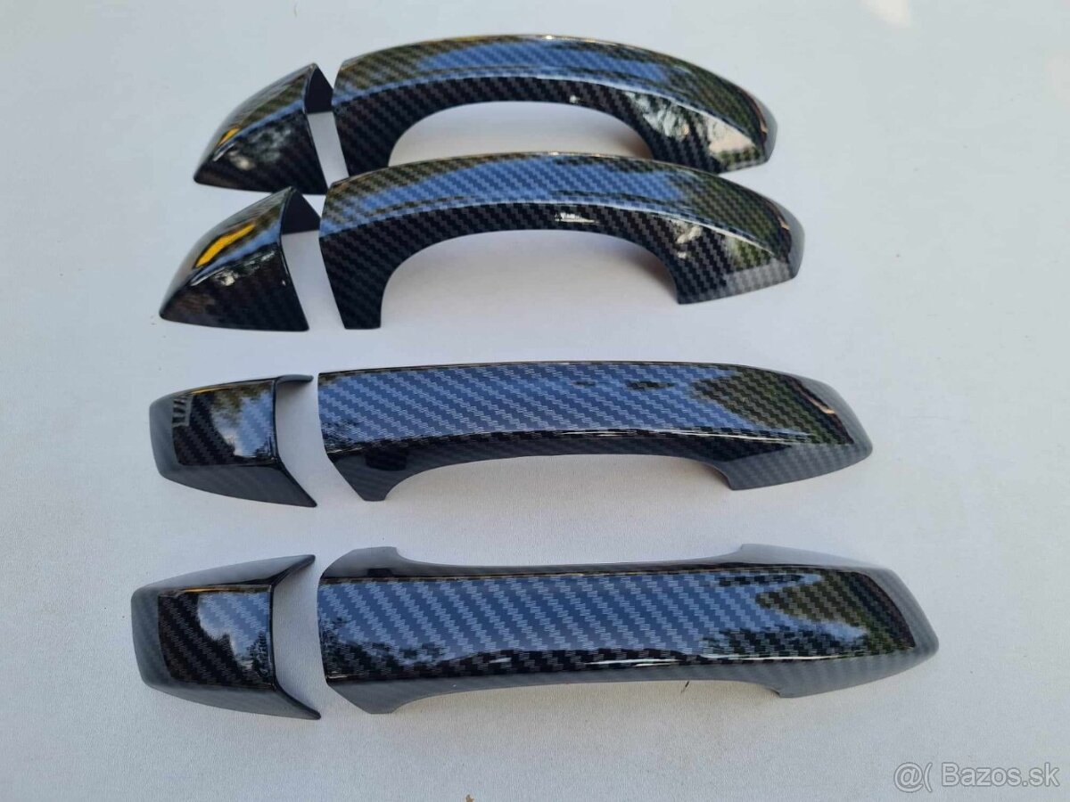 KARBONOVÉ klučky krytky klučiek pre ŠKODA VOLKSWAGEN - 14