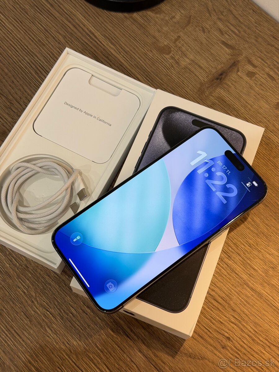 iPhone 15 Pro Max Blue Titanium - 14